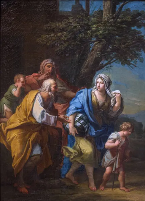 1680 Gaeta 1764 Naples. (Sebastiano Conca; The VerstoBung Hagar)