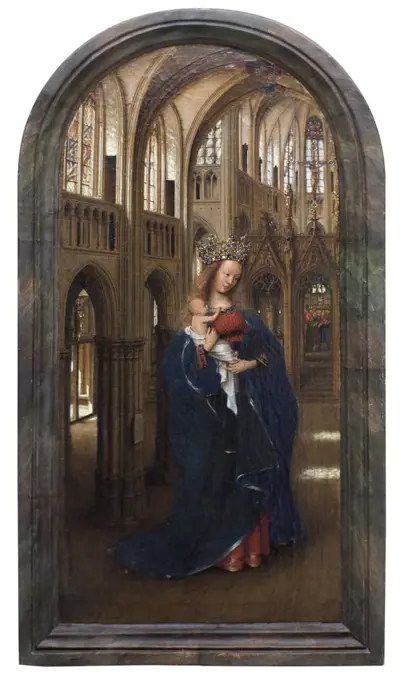 the madonna in the church c. 1440 (jan van eyck;)
