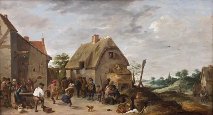 Flemish fair. 1640. (David Teniers d. J.; 1610 Antwerp 1690 Brussel)