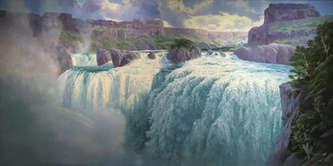 Shoshone Falls c. 1905; oil on canvas Henry L. A. Culmer English 1854-1914