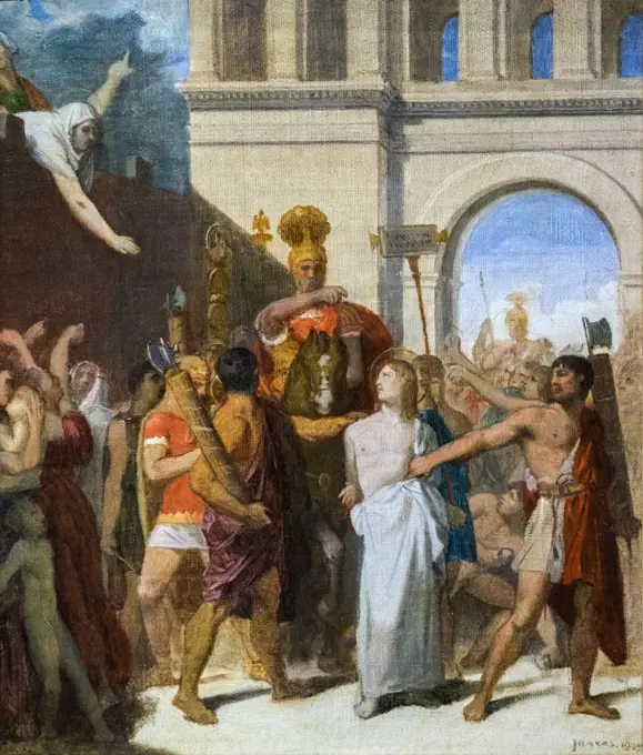 The Martyrdom of Saint Symphorien 1824-27 Oil on canvas by Jean-Auguste-Dominique Ingres
