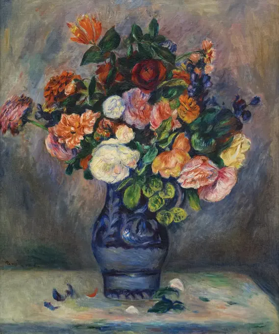 Flowers in a Vase 1888 Oil on canvas