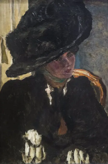 Portrait of Madame Franc-Nohain c.1905 Oil on canvas by Pierre Bonnard