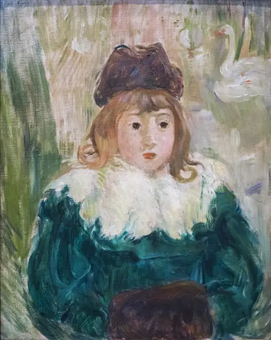 "Portrait of a Child 1894 Oil on canvas Berthe-Marie-Pauline Morisot, French, 1841 - 1895"