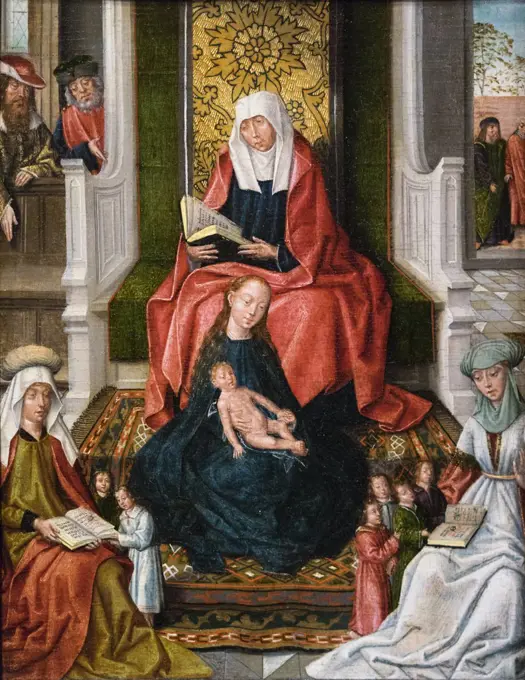 The Holy Kinship Late 15th century Oil on panel
