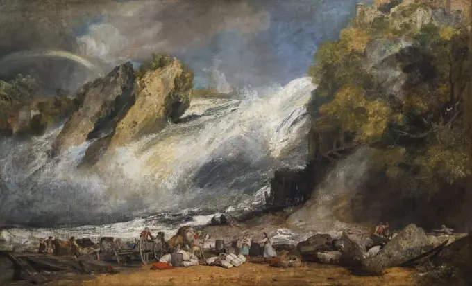 Fall of the Rhine at Schaffhausen; about 1805-06 Oil on canvas Joseph Mallord William Turner English; 1775-1851