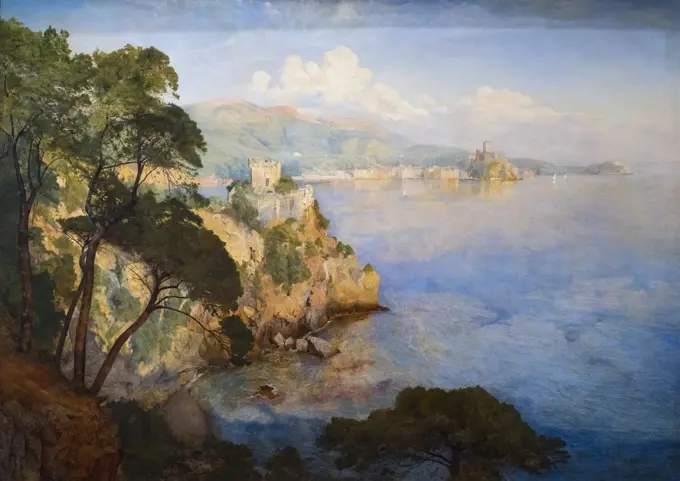 Gulf of Spezia; 1884 Oil on canvas Henry Roderick Newman American; 1843-1917