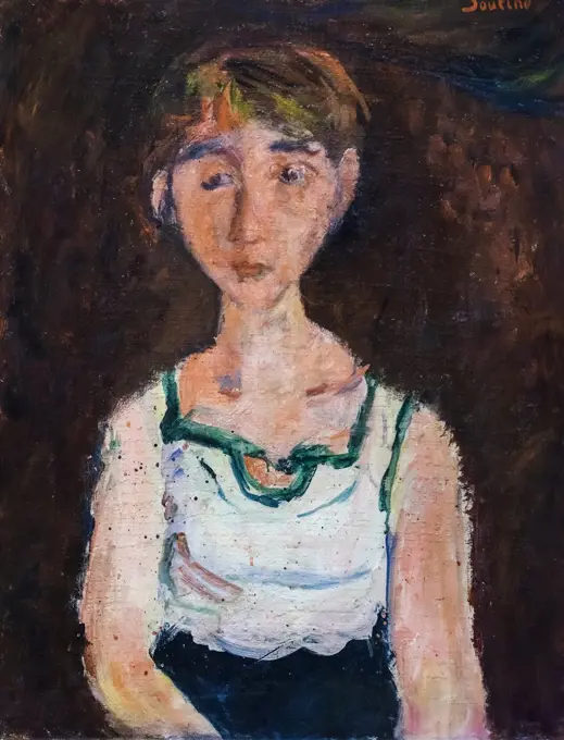 Little Girl; 1918-29; Oil on canvas Chaim Soutine; French; 1893-1943
