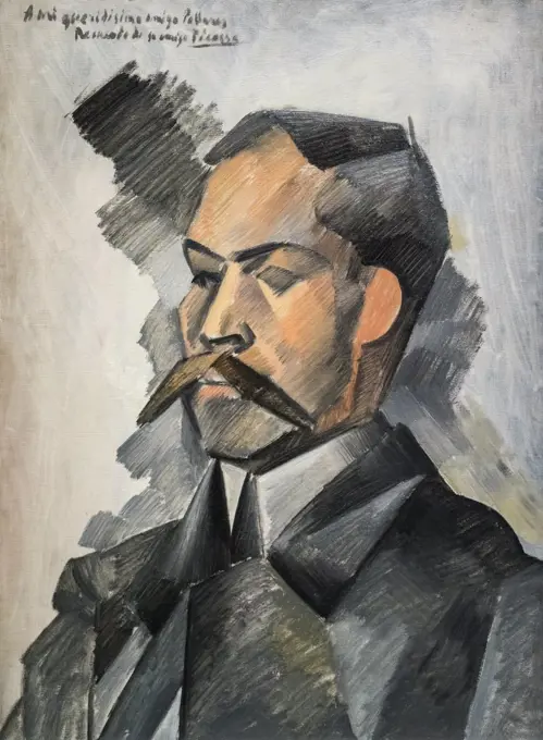 Portrait of Manuel Pallares; 1909; Oil on canvas Pablo Picasso; Spanish; 11881 - 19733
