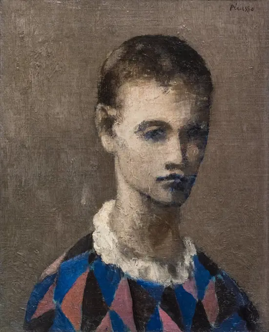 Head of a Harlequin; 1905; Oil on canvas Pablo Picasso; Spanish; 11881 - 19733