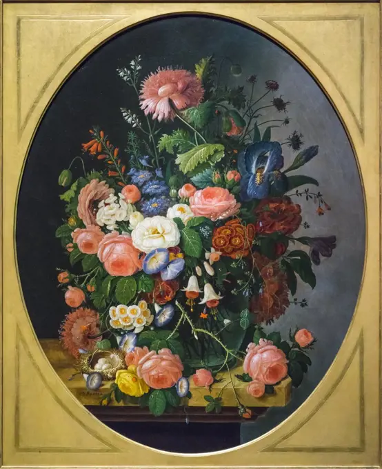 Flowers; about 1865 Oil on canvas Severin Roesen; American; 1816 - 72