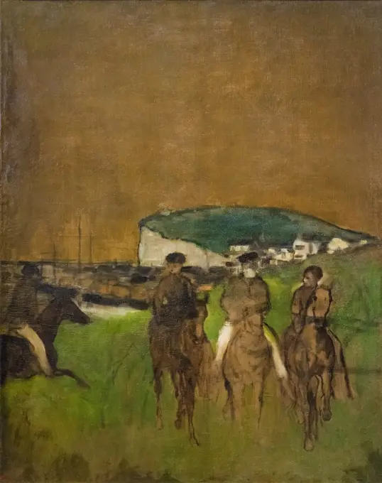 Morning Ride; about 1866 Oil on canvas Edgar Degas; French; 1834 - 1917