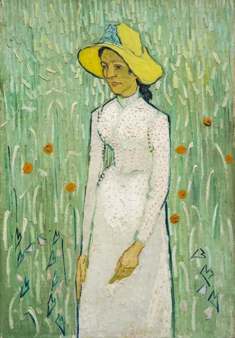Girl in White Oil on canvas; 1890 Vincent van Gogh; Dutch; 1853 - 1890