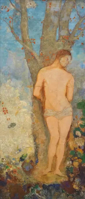 Saint Sebastian Oil on canvas; 1910/1912 Odilon Redon; French; 1840 - 1916