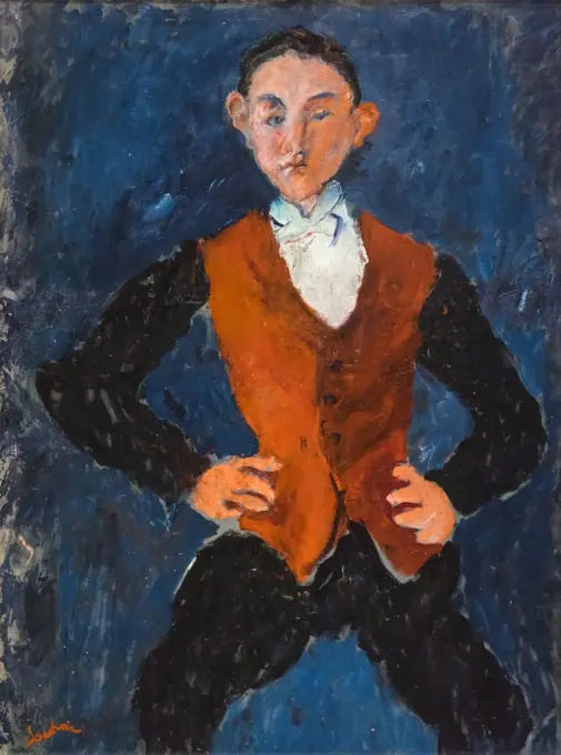 Portrait of a Boy Oil on canvas; 1928 Chaim Soutine; Russian; 1893 - 1943