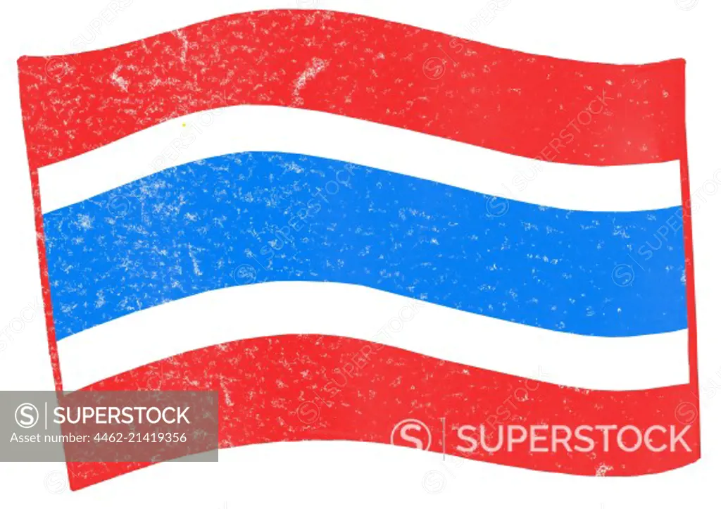 View of flag of Thailand
