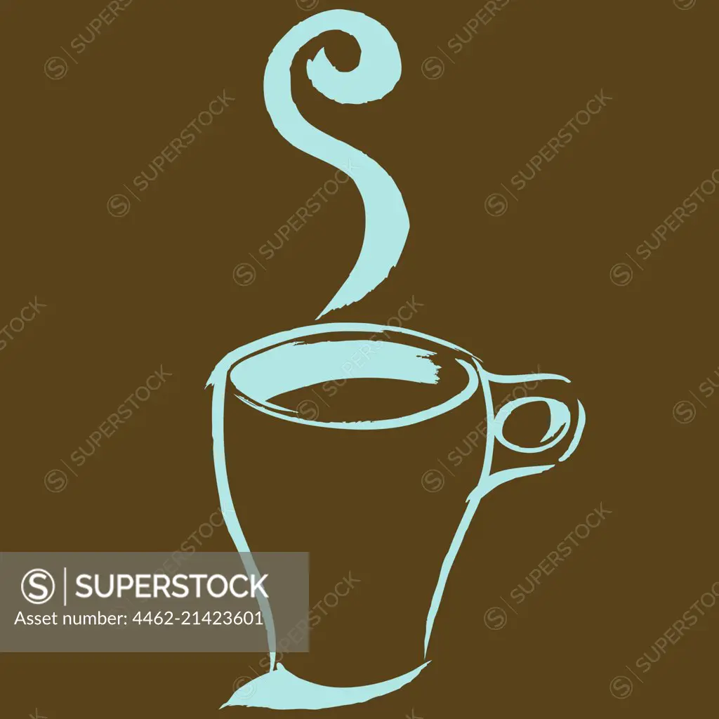 View of coffee in mug