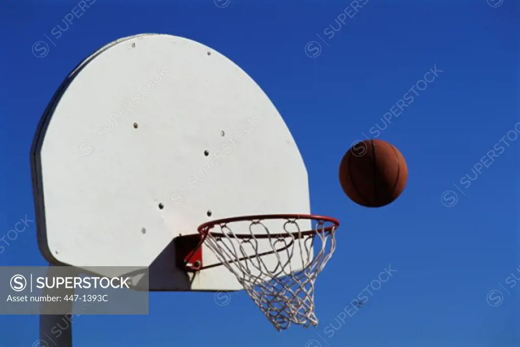 Ball falls in basket