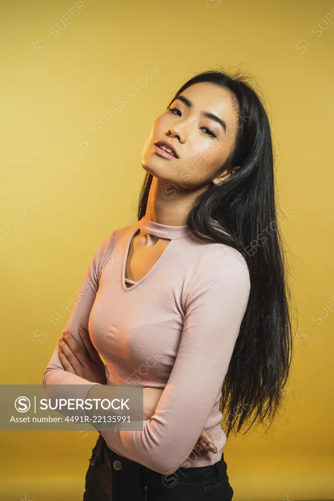 Pretty young Asian woman