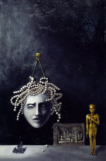 Modern Day Medusa by GG Kopilak, oil on canvas, 1988, Private Collection