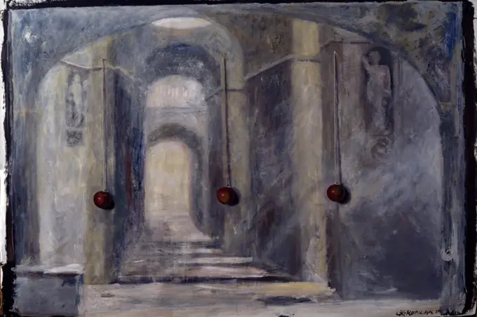 Trinity by GG Kopilak, oil on canvas, 1990, Private Collection