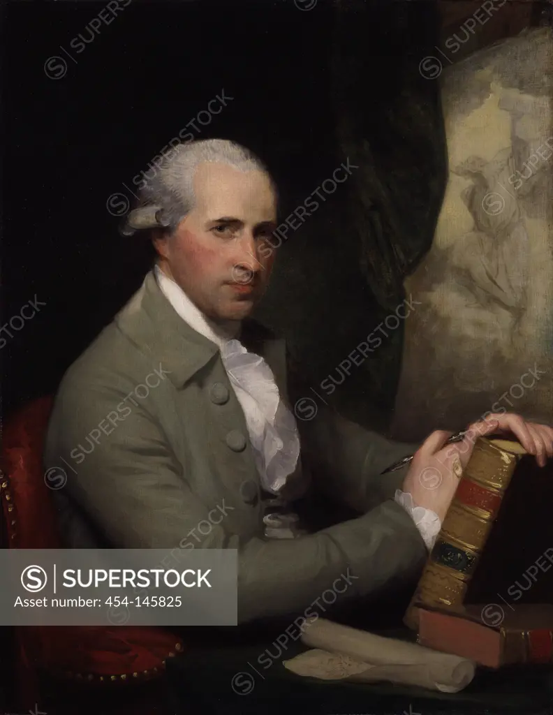 Gilbert Stuart circa 1785 painting oil on canvas National Portrait Gallery, London