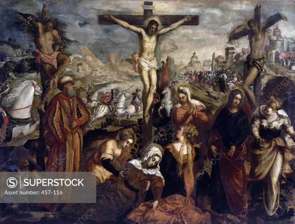 The Crucifixion  Jacopo Tintoretto (1518-1594 Italian)  Museo Civico, Padua, Italy