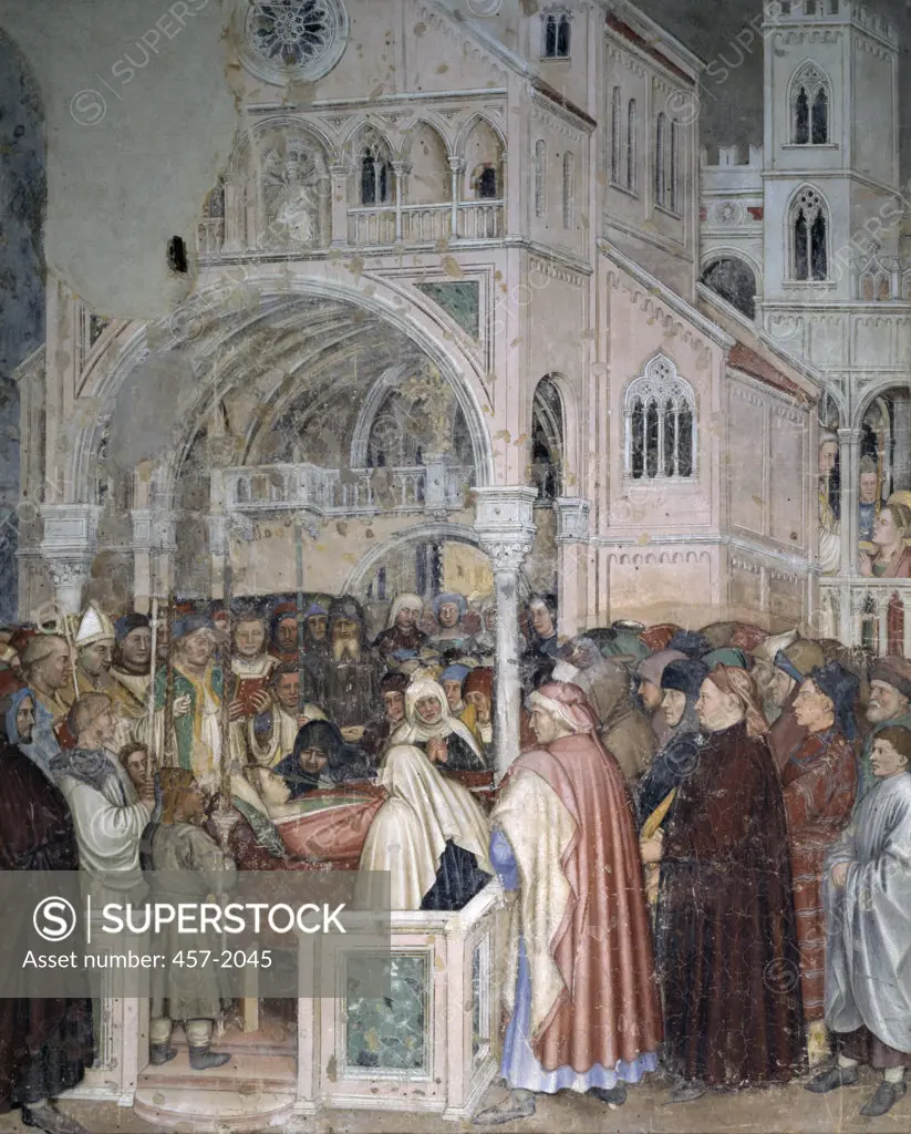 Funeral of Saint Lucy Altichiero (ca. 1320-1385 Italian) Oratory of Saint George, Padua, Italy 