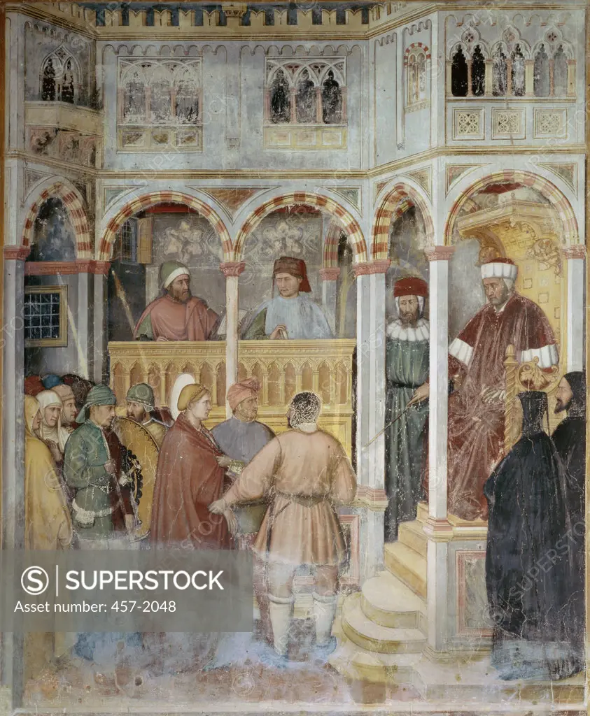 Trial of Saint Lucy Altichiero (14th C./Italian) Oratory of San Giorgio, Padua, Italy