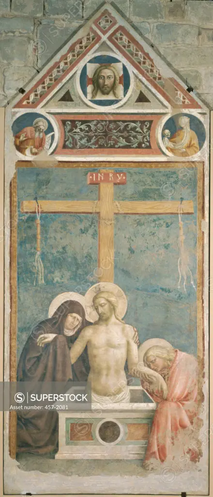 Descent From The Cross Masolino da Panicale (1383-ca.1440 Italian) Museo della Collegiata, Empoli, Italy