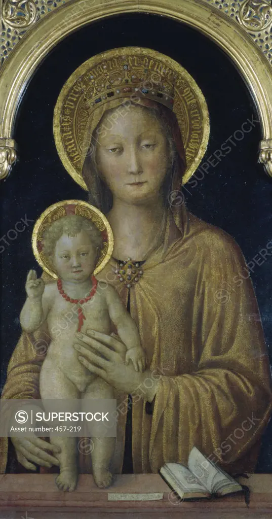 Madonna and Child,  by Jacopo Bellini,  (1400-1470),  France,  Paris,  Musee du Louvre
