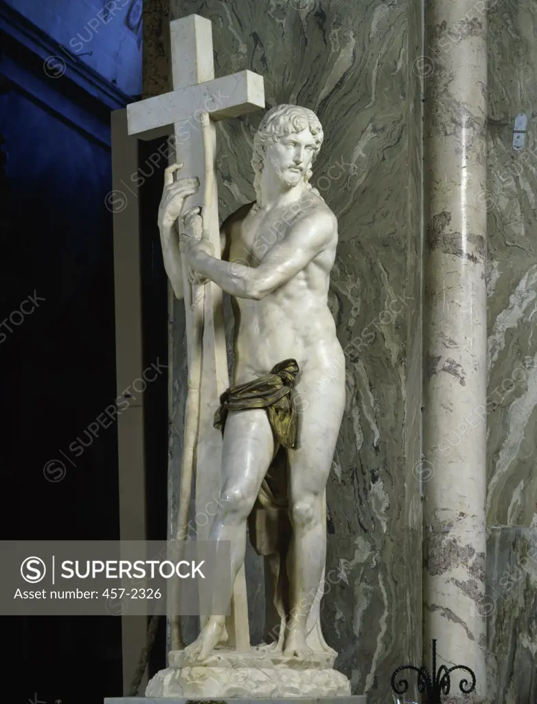 Risen Christ Michelangelo Buonarroti (1475-1564 Italian) Santa Maria Sopra Minerva, Rome