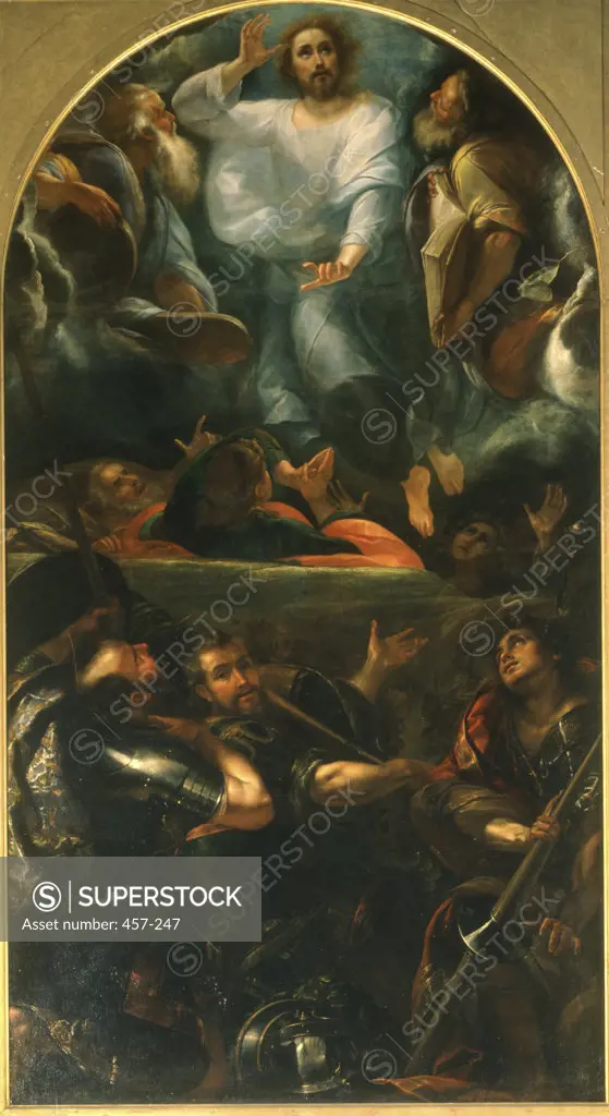 Transfiguration Giulio Cesare Procaccini (1574-1625 /Italian) Oil on Canvas  Pinacoteca di Brera, Milan, Italy 