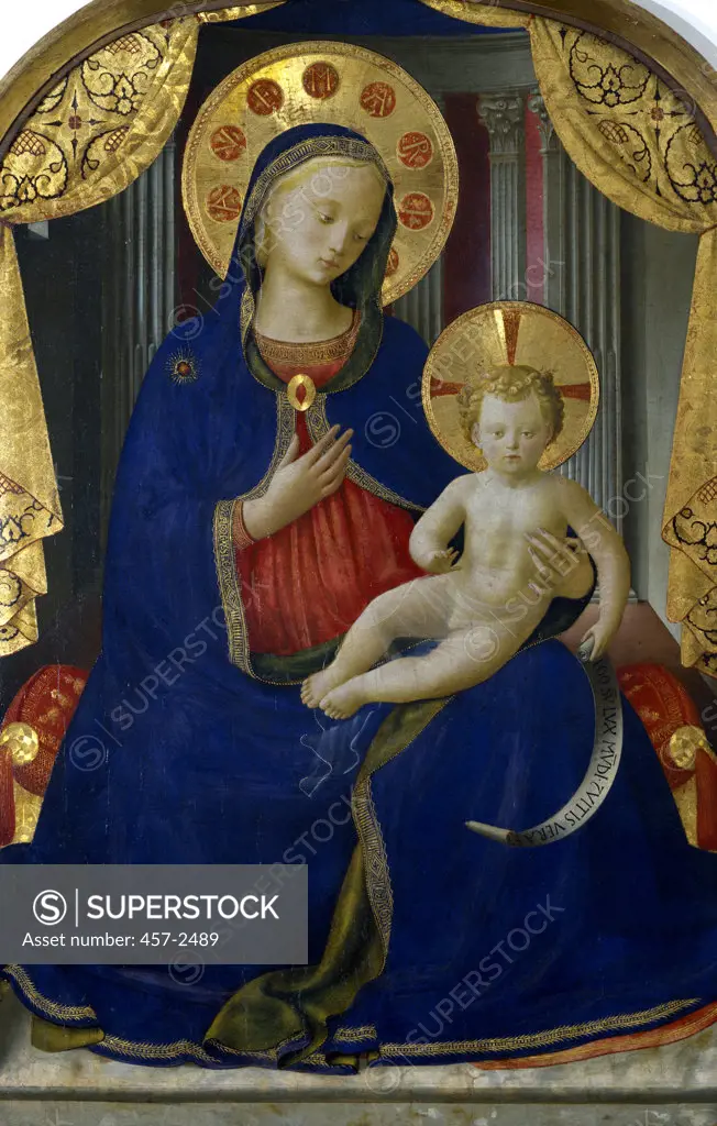 Madonna col Bambino Fra Angelico (ca.1395-1455 Italian) Pinacoteca Sabauda, Torino, Italy