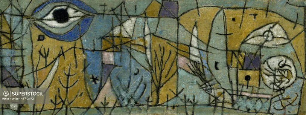 Turbato Paul Klee (1879-1940 Swiss) Pinacoteca Sabauda, Torino, Italy