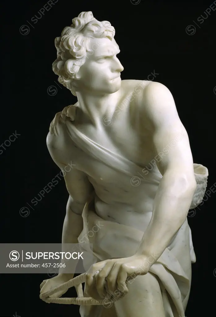 David dett busto Gian Lorenzo Bernini (1598-1680 Italian) Pinacoteca Sabauda, Torino, Italy