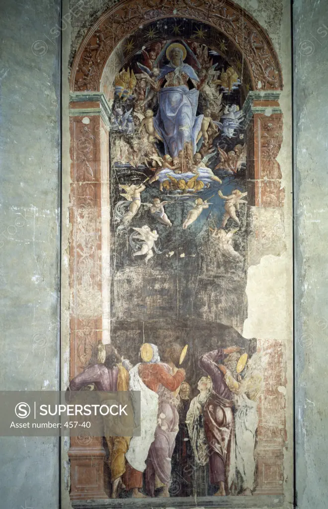 Italy, Padua, Eremitani Church, Ovetari Chapel, Assumption by Andrea Mantegna, 1431-1506