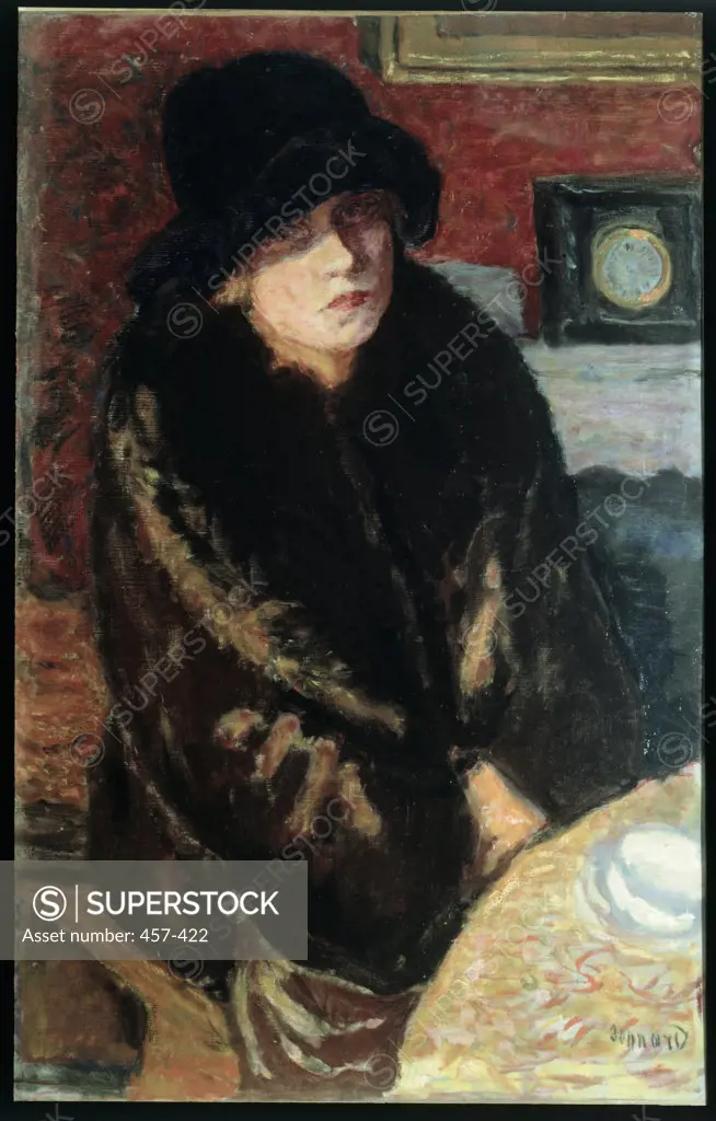 Portrait of a Woman by Pierre Bonnard, 1867-1947, Italy, Milan, Pinacoteca di Brera