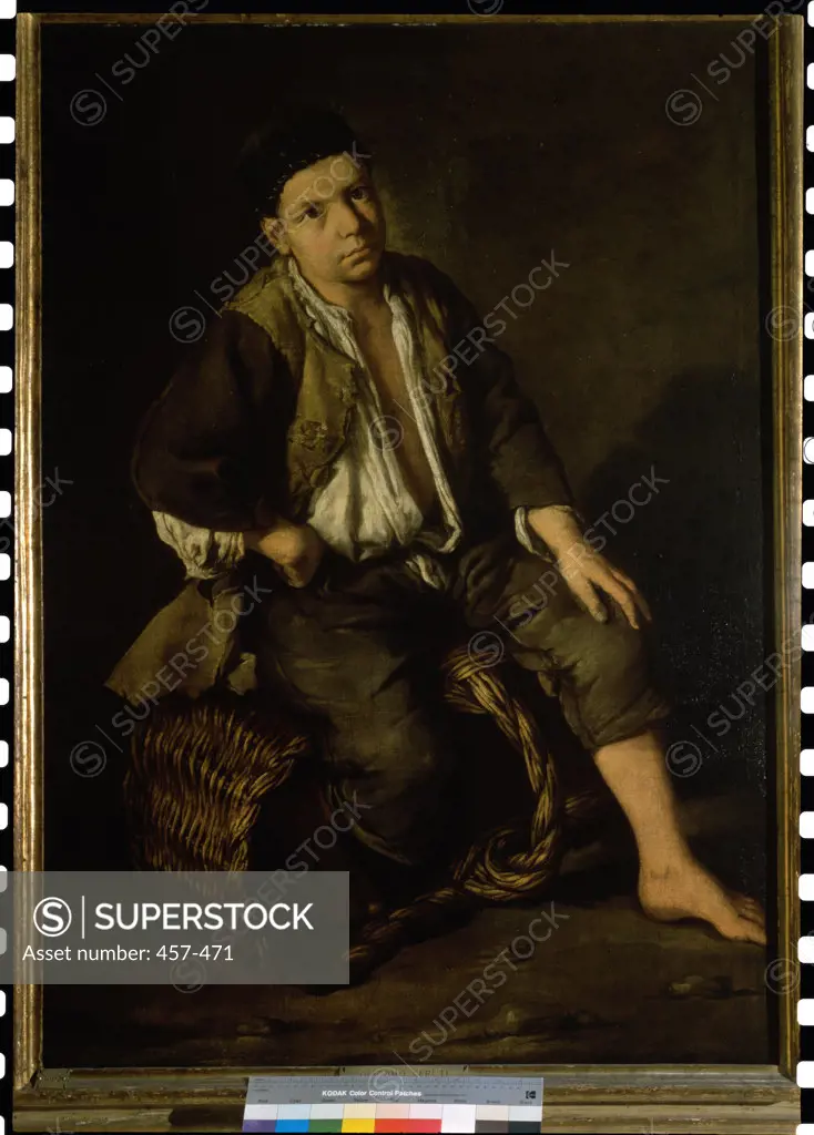 Seated Porter  Giacomo Antonio Ceruti (1698-1767 Italian) Oil On Canvas Pinacoteca di Brera, Milan, Italy