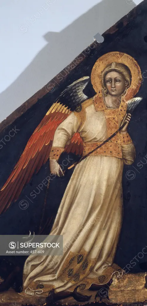 Angel Guariento di Arpo (ca.1338-ca.1378/Italian) Oil On Board Museo Civico, Padua, Italy