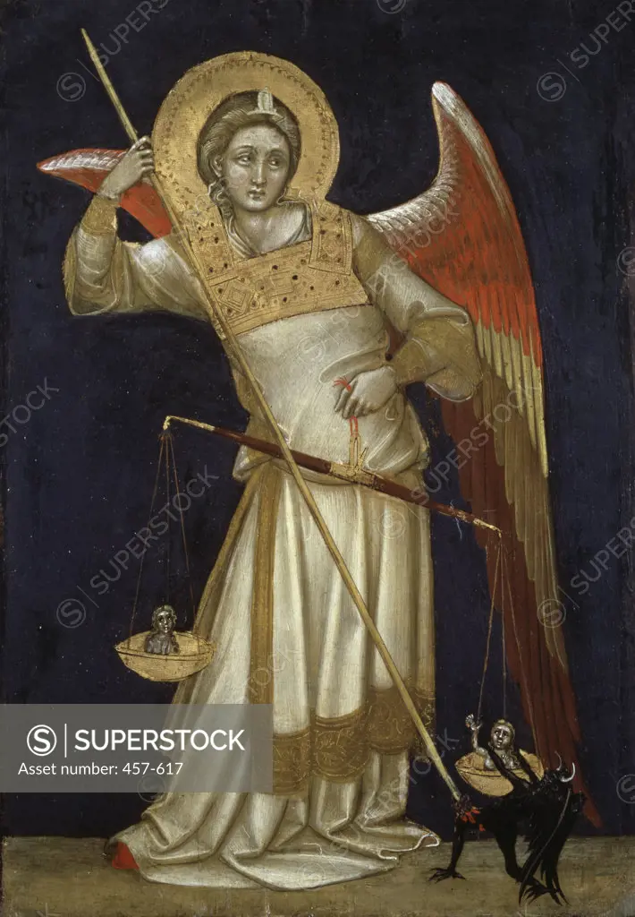 Angel Guariento di Arpo (ca.1338-ca.1378 Italian) Oil On Board Museo Civico, Padua, Italy