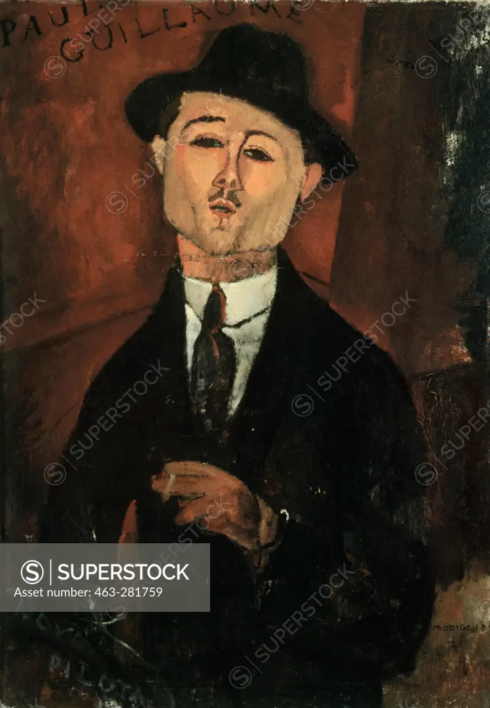 Paul Guillaume;Modigliani painting