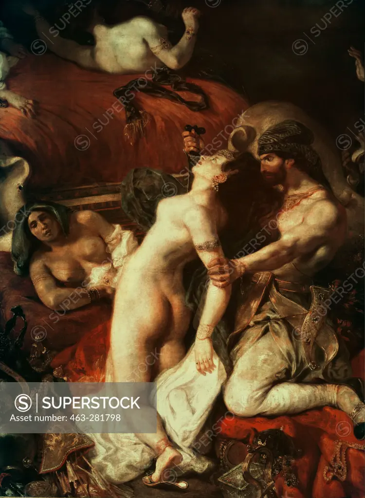 Delacroix;Death of Sardanapalus;1827