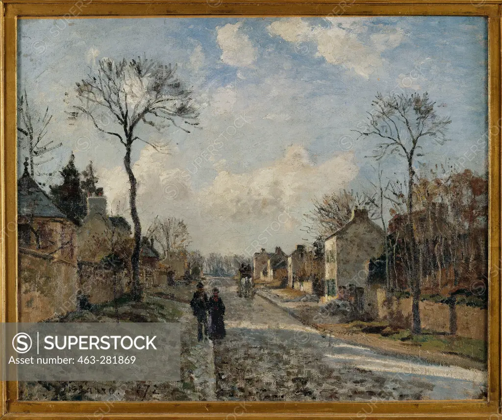 Pissarro;Street in Louvecienne;1872