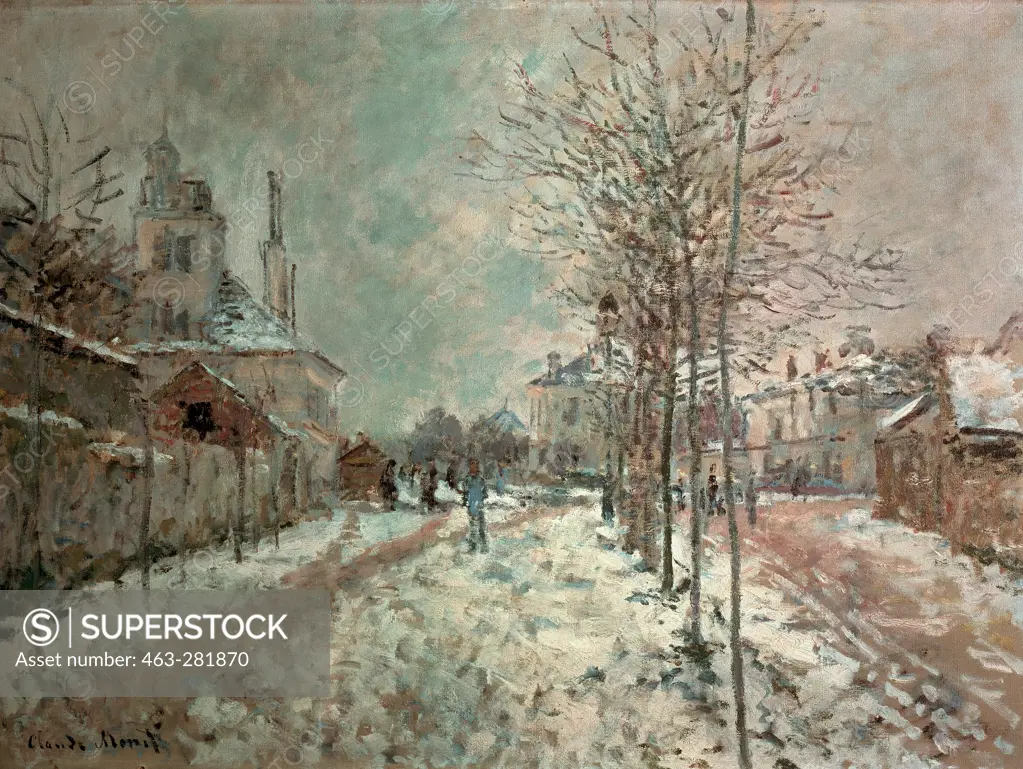Monet,  Boulevard de Pontoise at Argent.