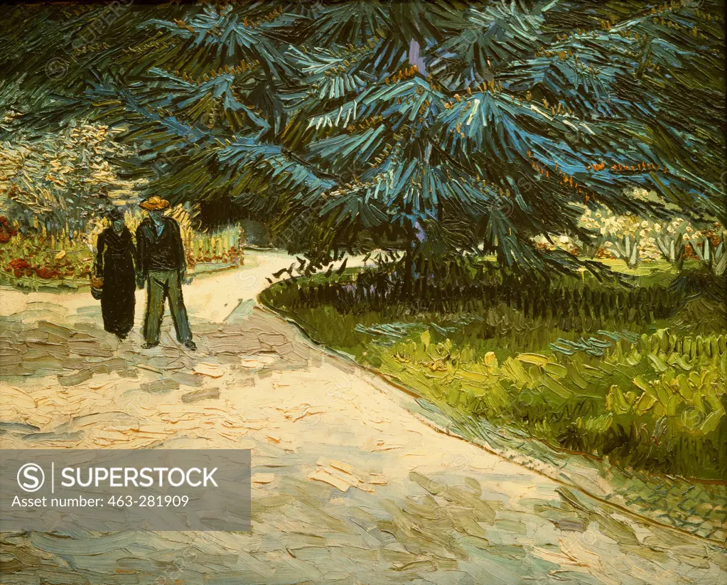 V.van Gogh, Paar im Park von Arles -  -