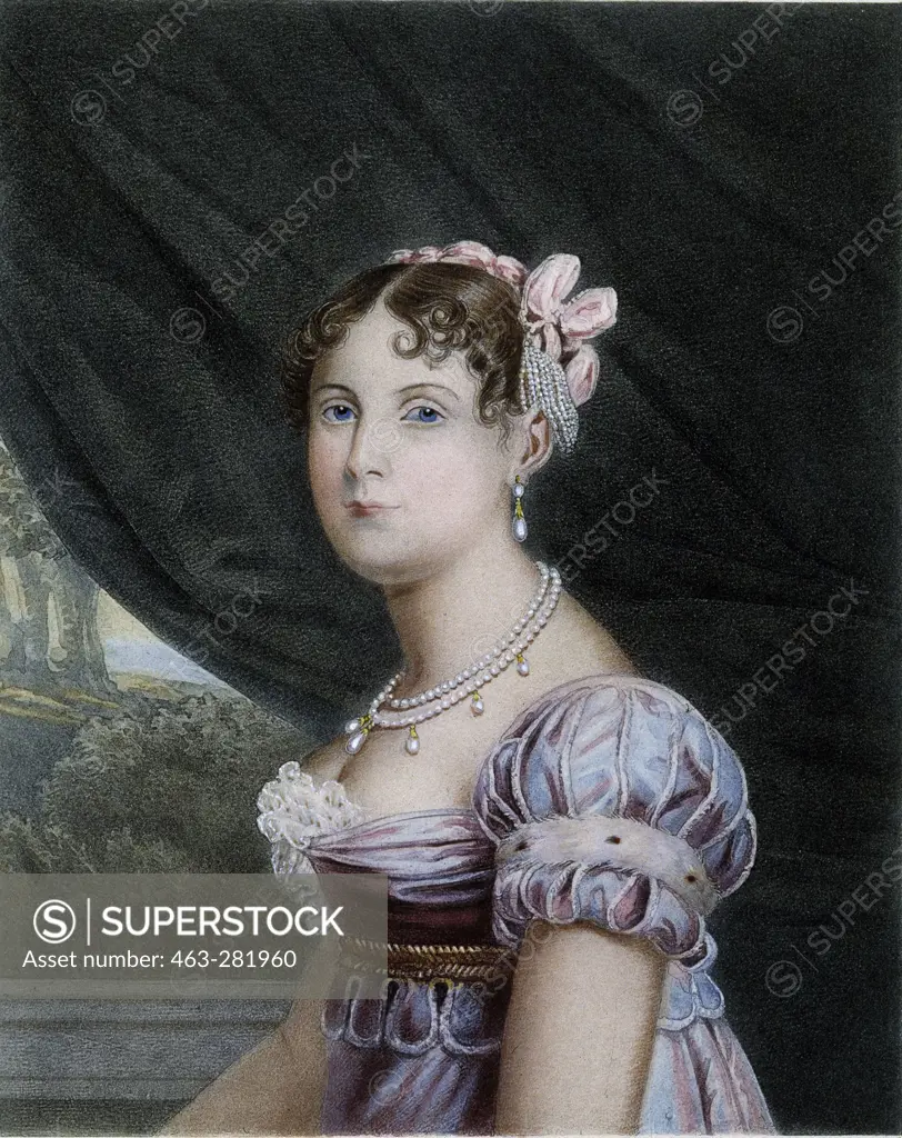 Katharina, Queen of Westphalia , Litho.