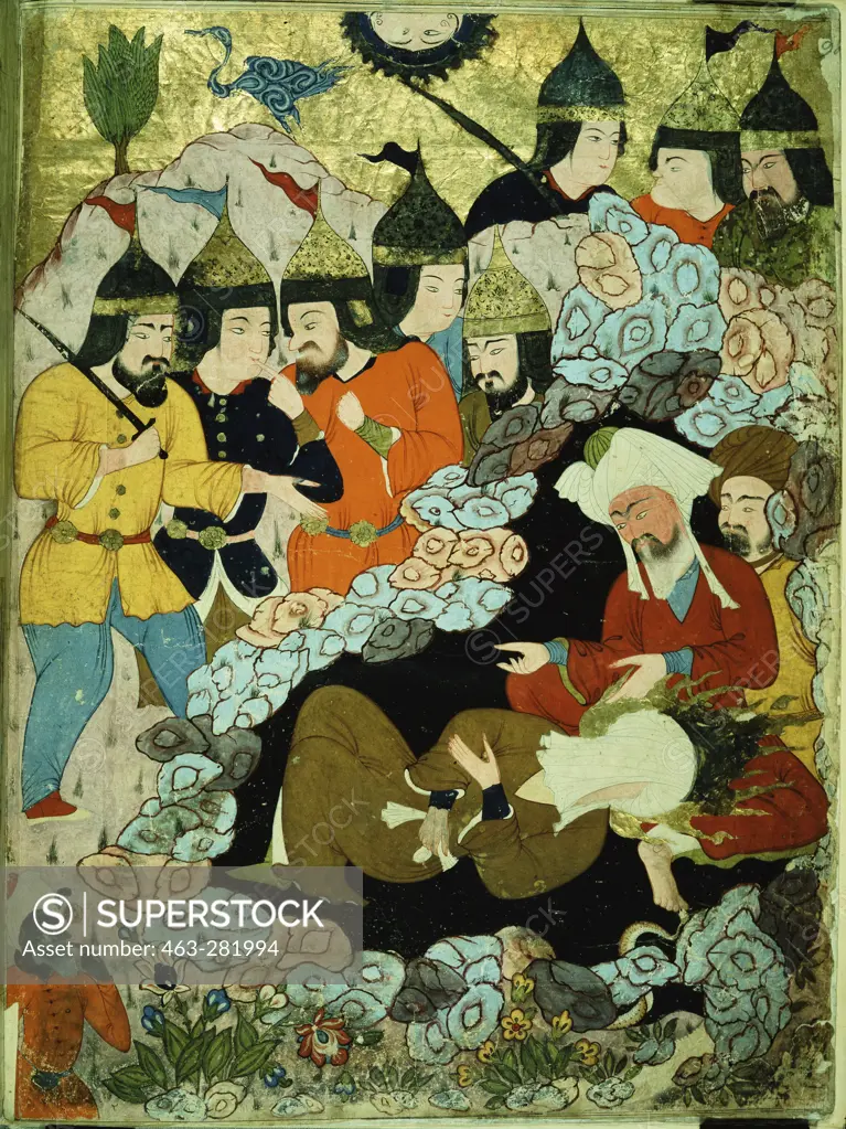 Muhammad & Abu Bakr ,Turk.Miniature, C17