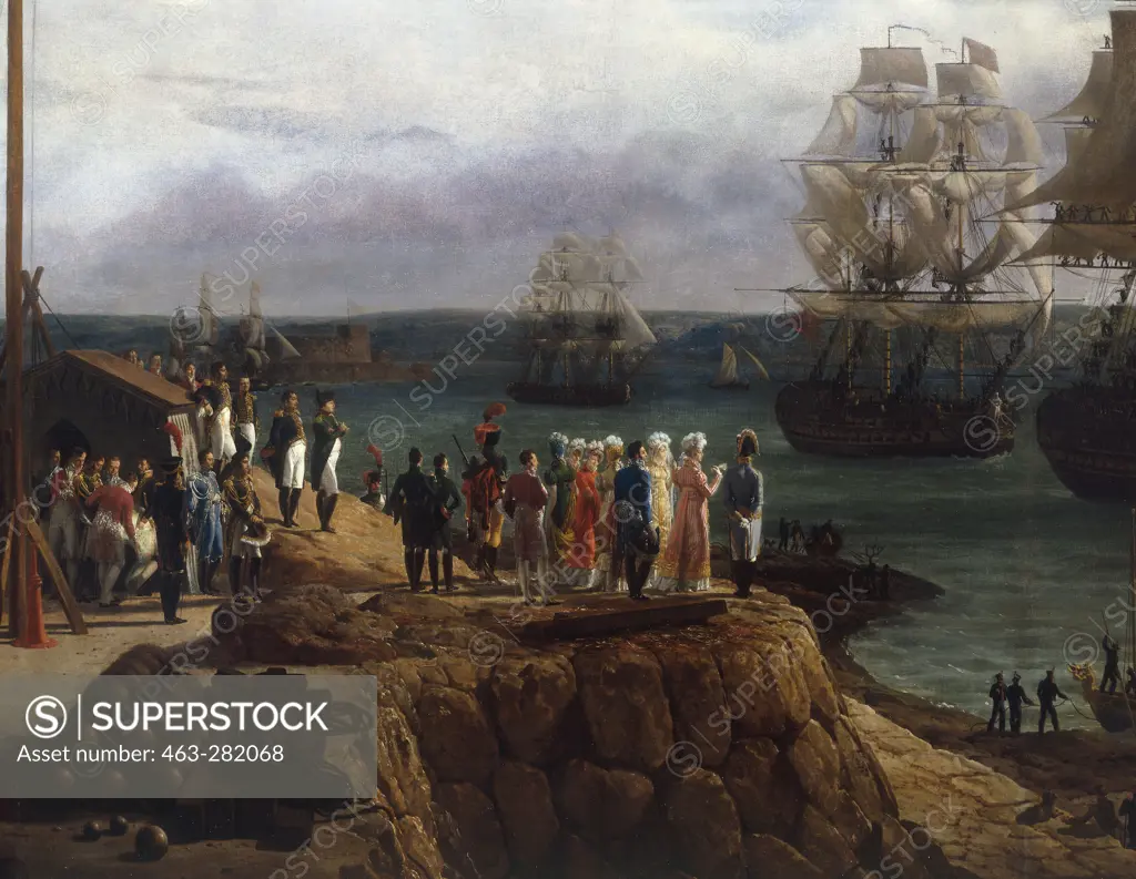 Napoleon I at Cherbourg 1811 ,Ptg.Crepin