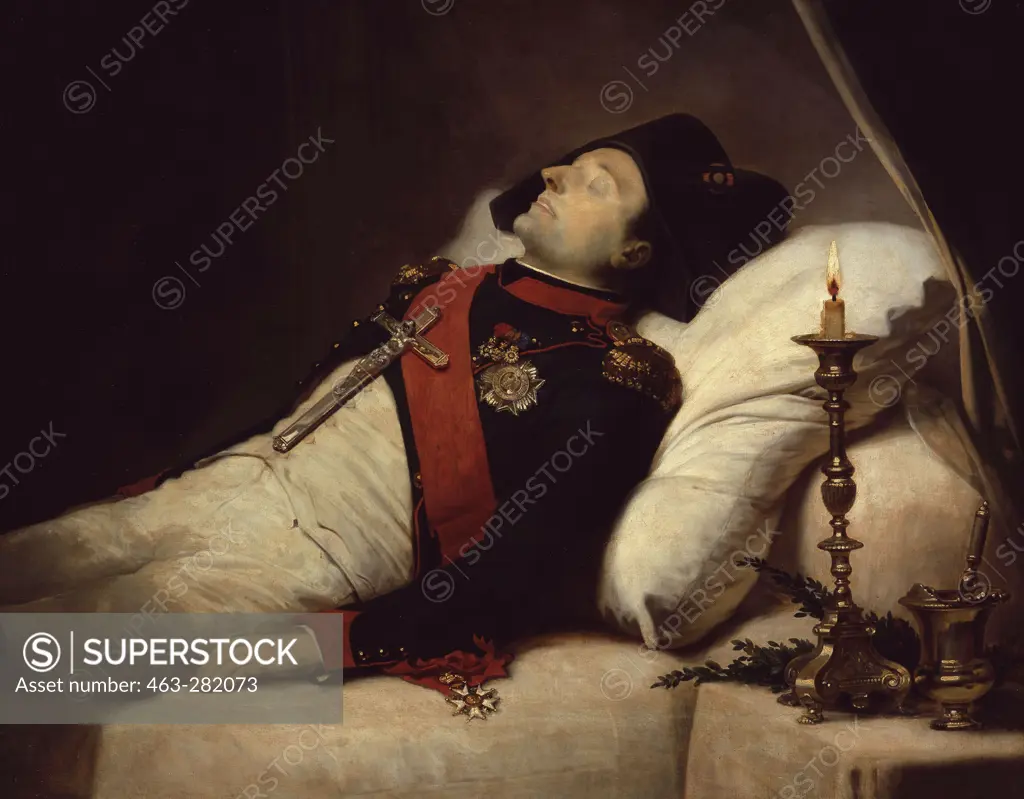 Napoleon on his Deathbed , Ptg.Mauzaisse